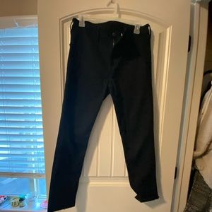 H and m size 30 black crop jean